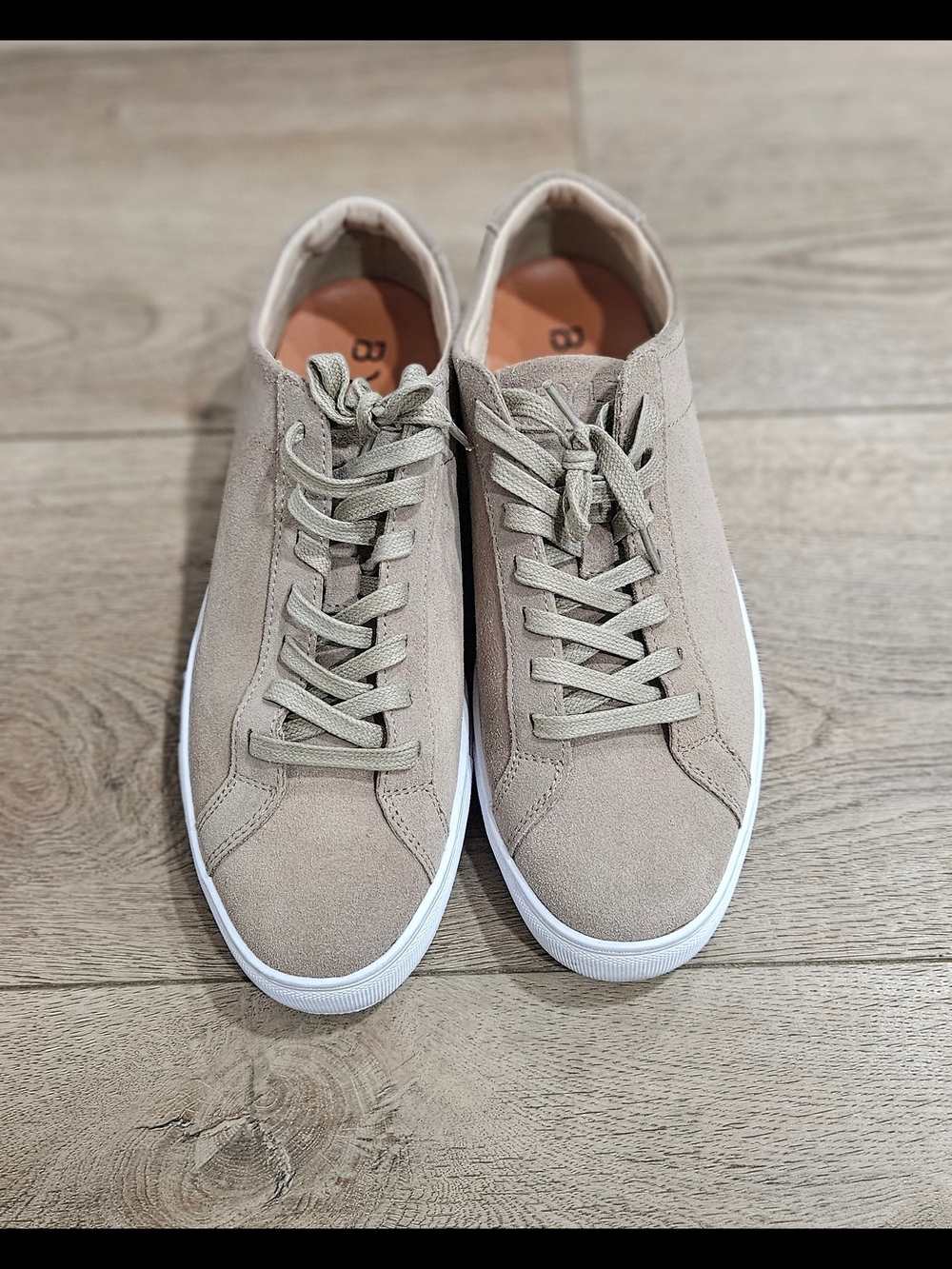 BYLT Basics Everyday Premium Suede Sneakers - Tan/Beige Men's Size 10.5 - Picture 13 of 13